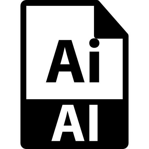 Ai 파일 형식 기호 - 무료 상호 작용개 아이콘