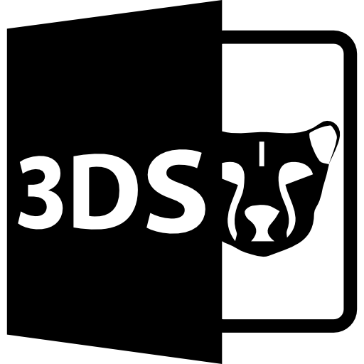 extensión de formato de archivo abierto 3ds icono gratis