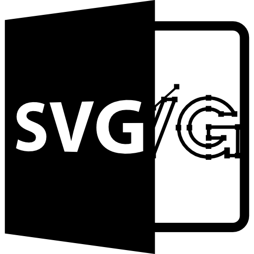 formato de archivo abierto svg icono gratis