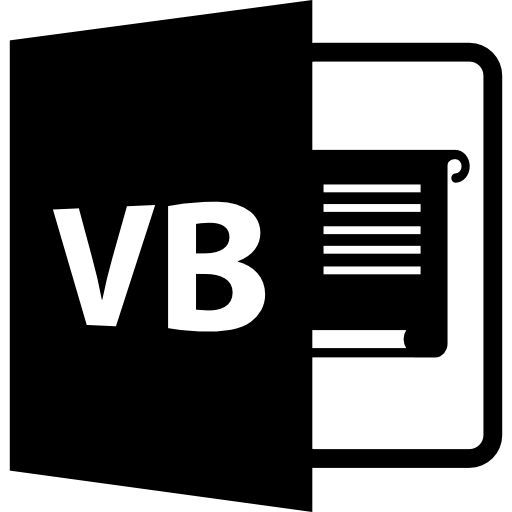 símbolo de archivo abierto vb icono gratis