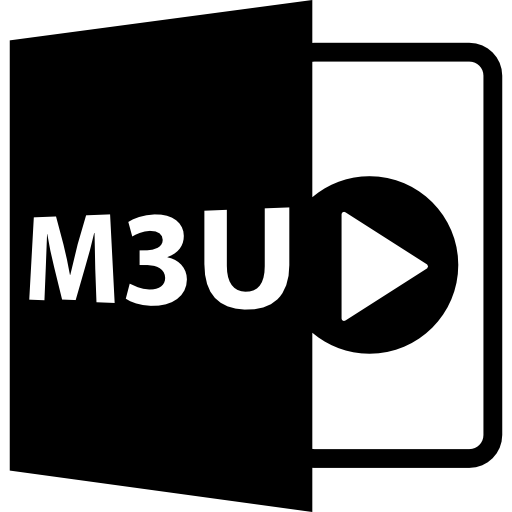 formato de archivo abierto m3u icono gratis