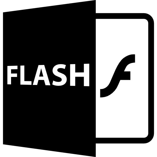 formato de archivo abierto flash icono gratis