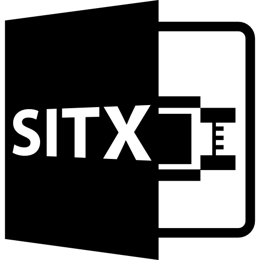 formato de archivo abierto sitx icono gratis