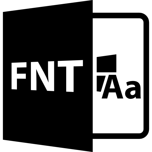 format de fichier ouvert fnt Icône gratuit