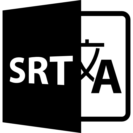 variante de formato de archivo srt icono gratis