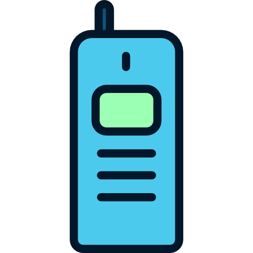 receptor de teléfono icono gratis