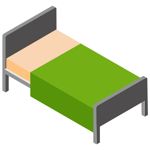 cama de hospital icono gratis