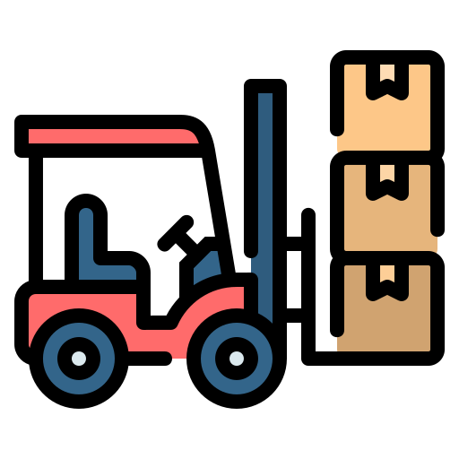 Forklift Generic Outline Color icon