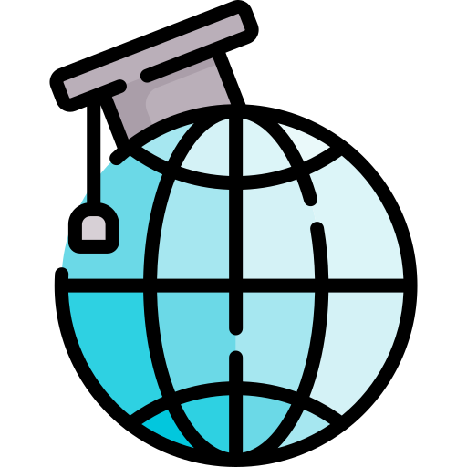 Éducation globale Icône gratuit Éducation globale Icône gratuit