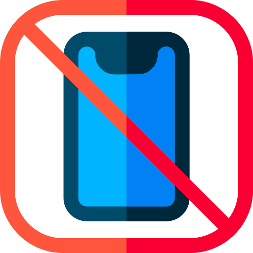 sin teléfono icono gratis