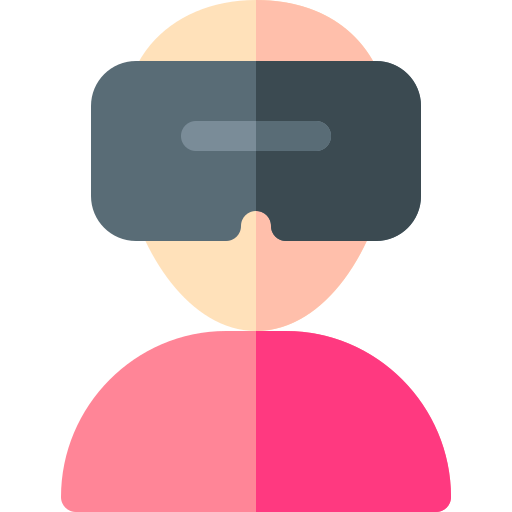 gafas de realidad virtual icono gratis