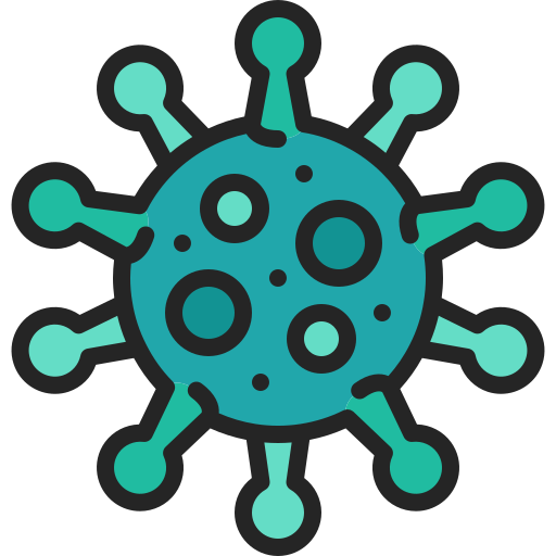 Virus icon. Fallout Styled virus icon.