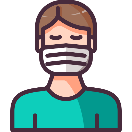 Face mask Generic Outline Color icon