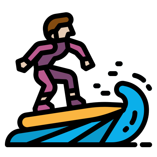 Surf photo3idea_studio Lineal Color icon