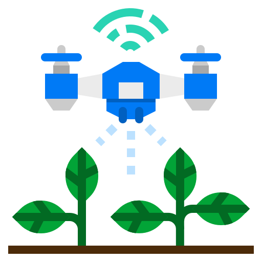 agricultura inteligente icono gratis