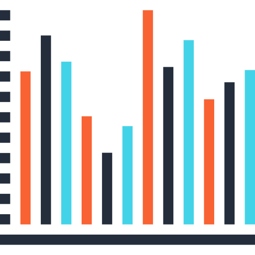 gráfico de barras icono gratis