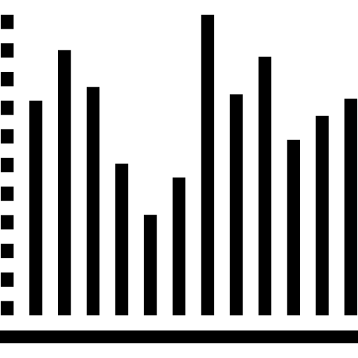 gráfico de barras icono gratis