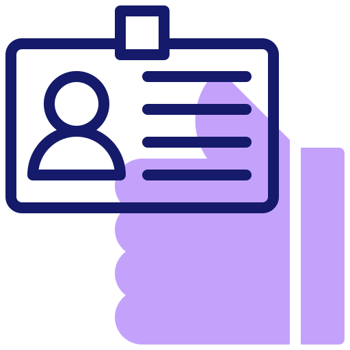 Идентификационная карта бесплатно иконка