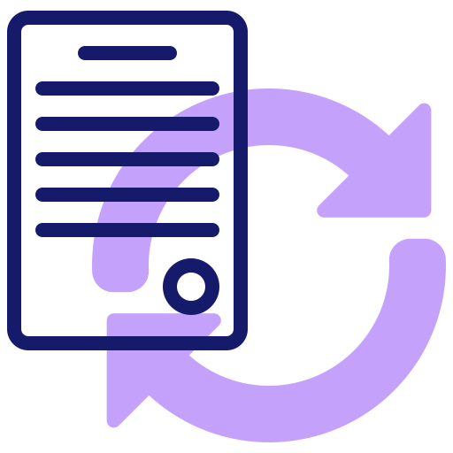 Longterm contract free icon