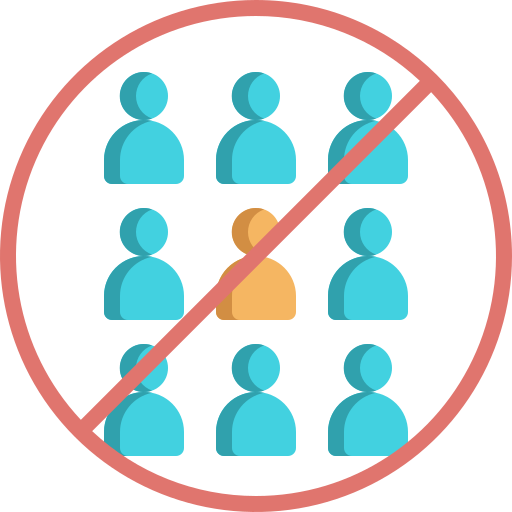 cuarentena icono gratis