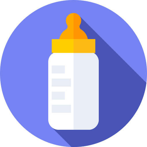 comedero de bebe icono gratis