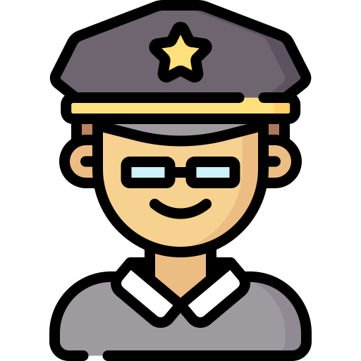 policía icono gratis