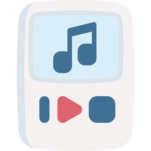 reproductor de mp3 icono gratis