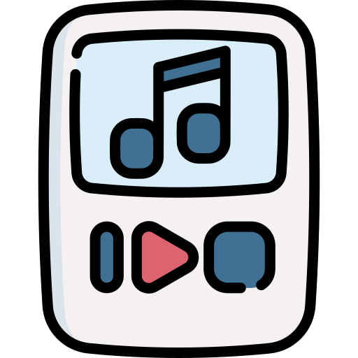 reproductor de mp3 icono gratis