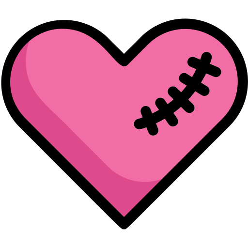 Heart Generic Outline Color icon