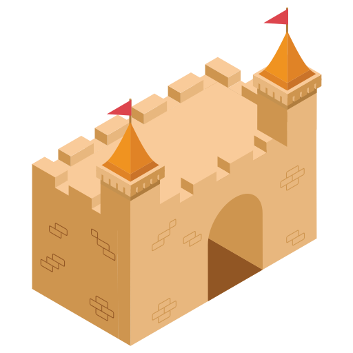 Castle top - Free flags icons