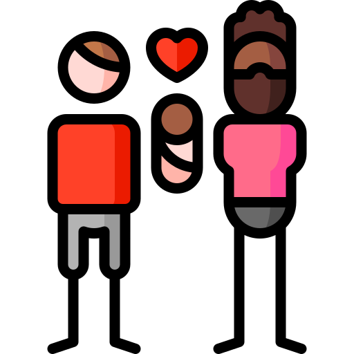 Family - Free love and romance icons