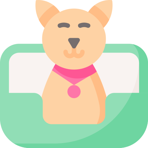 cama para mascotas icono gratis