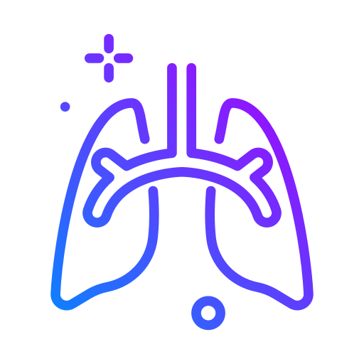 Lungs Generic Gradient icon