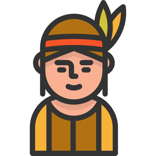 Native american Special Lineal color icon