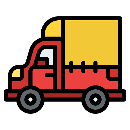 Delivery truck Iconixar Lineal Color icon