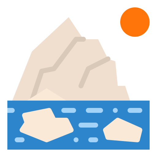 iceberg icono gratis