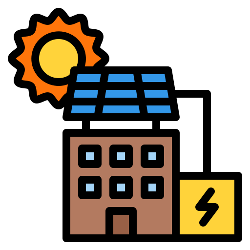 panel solar icono gratis