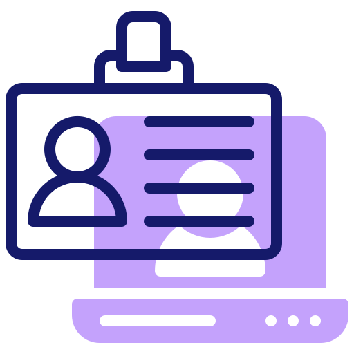 tarjeta de identificación icono gratis