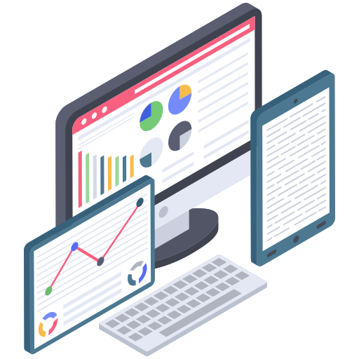 Data analytics Generic Isometric icon