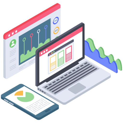 Data analytics Generic Isometric icon