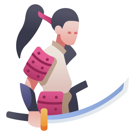 samurai icono gratis