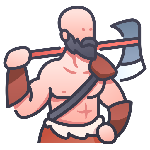 Barbarian MaxIcons Lineal color icon