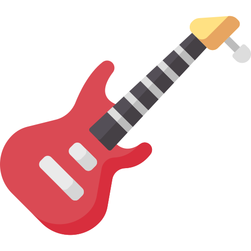 guitarra electrica icono gratis