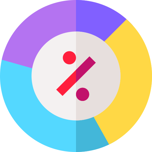 gráfico circular icono gratis