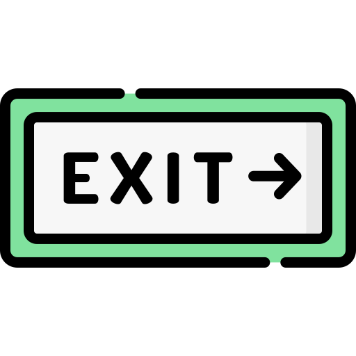 Exit Special Lineal color icon