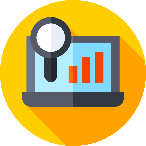 Statistics Flat Circular Flat icon