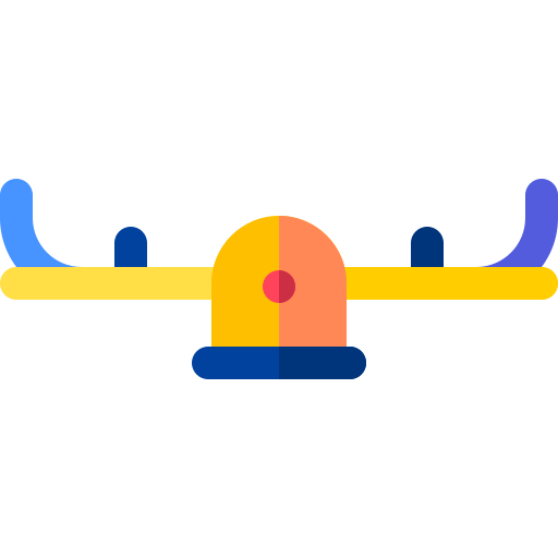 Seesaw Basic Rounded Flat icon