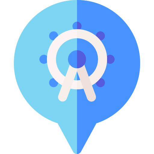 колесо обозрения бесплатно иконка