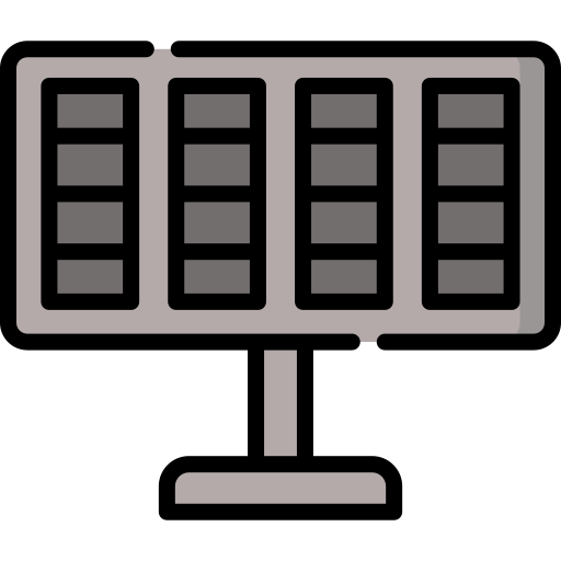 panel solar icono gratis