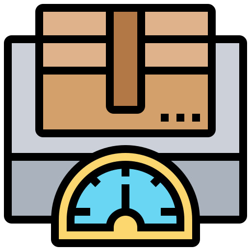 Delivery weighing free icon Delivery weighing free icon